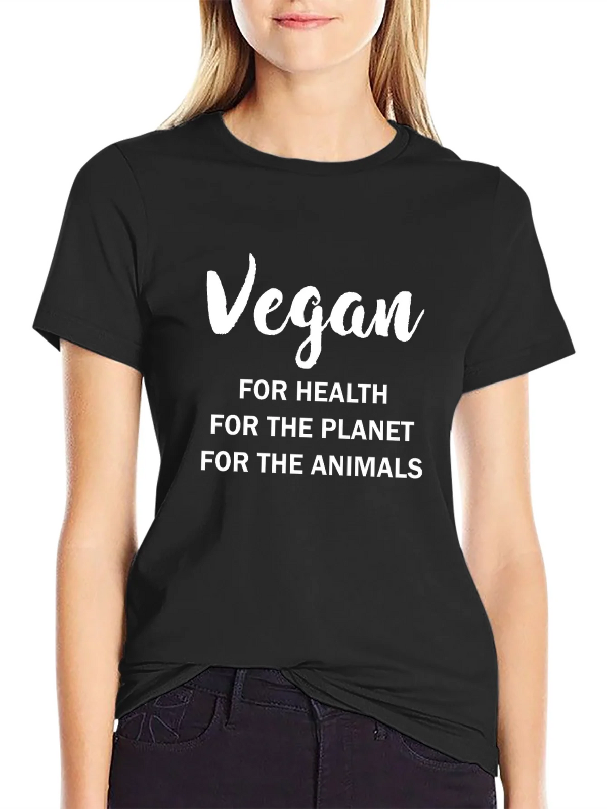 Vegan T-Shirt - Health Planet Animals! product image 5