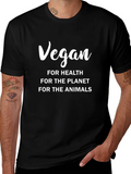 Vegan T-Shirt - Health Planet Animals! product image 1