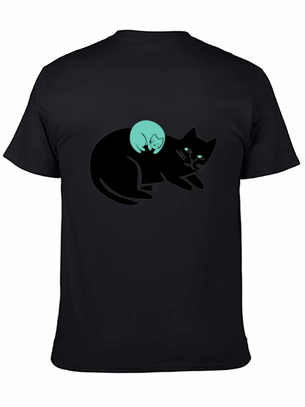 Black Cat & Kitten Graphic Tee product image 7