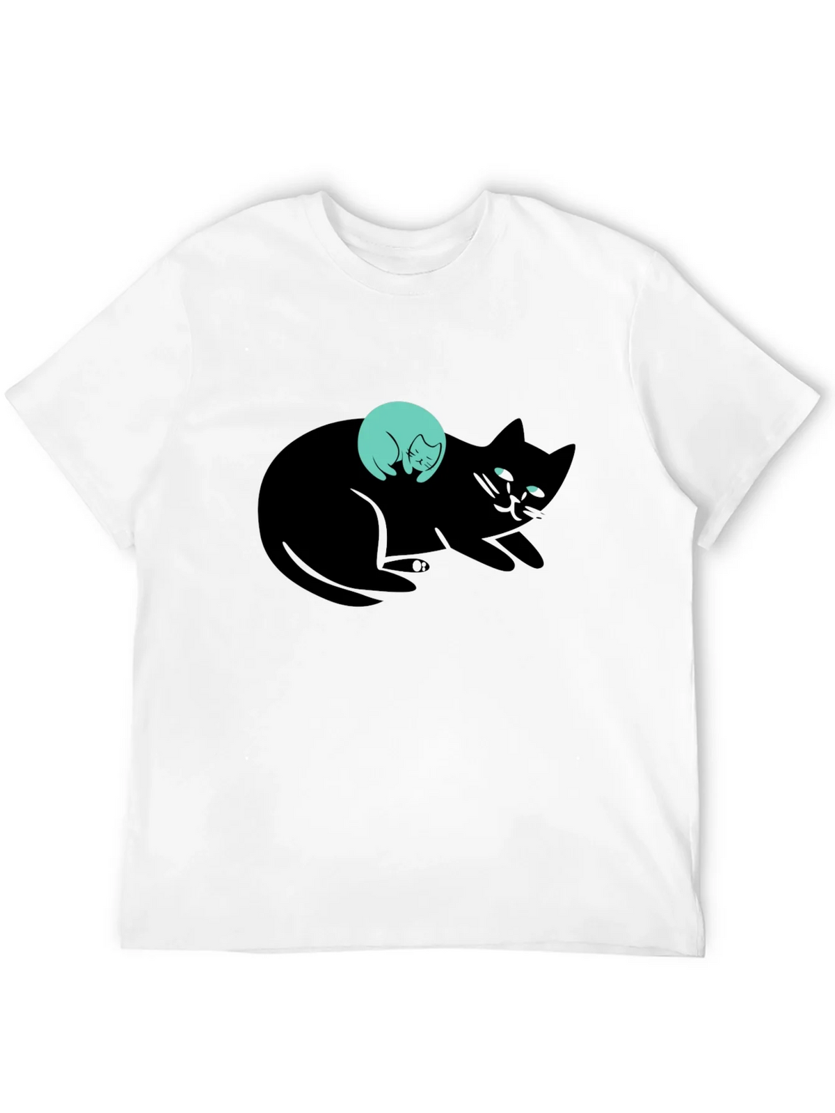 Black Cat & Kitten Graphic Tee product image 3