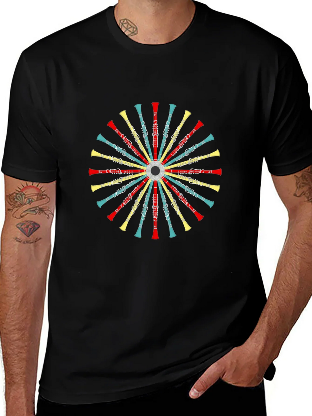 Clarinet Circle Graphic Tee - Band Shirt product image 1