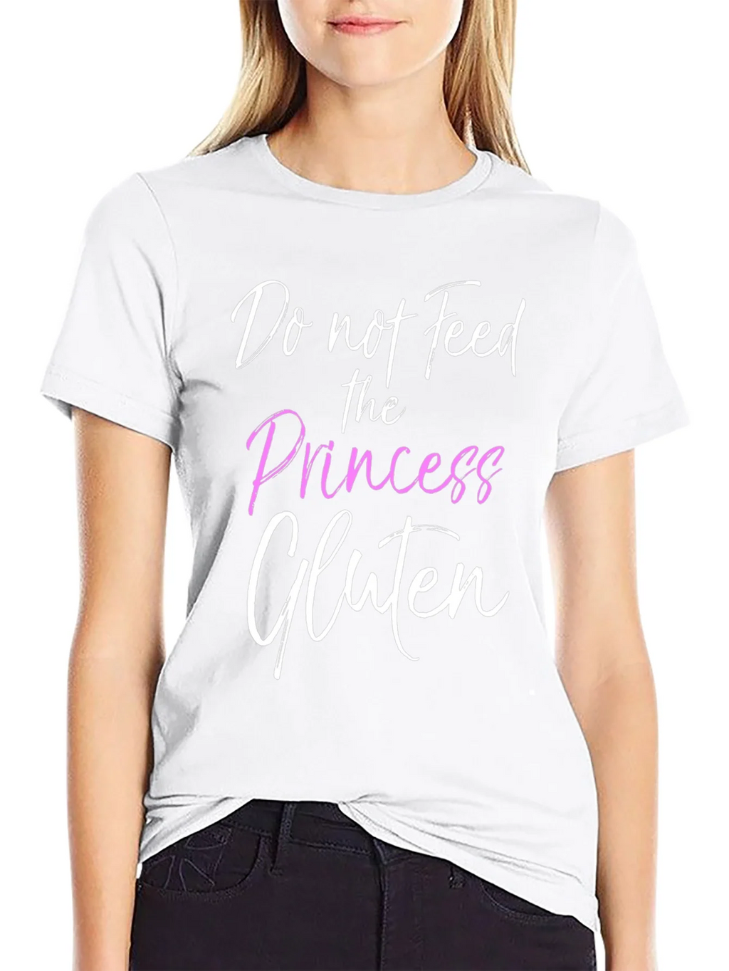 Do Not Feed the Princess Gluten T-Shirt product image 11