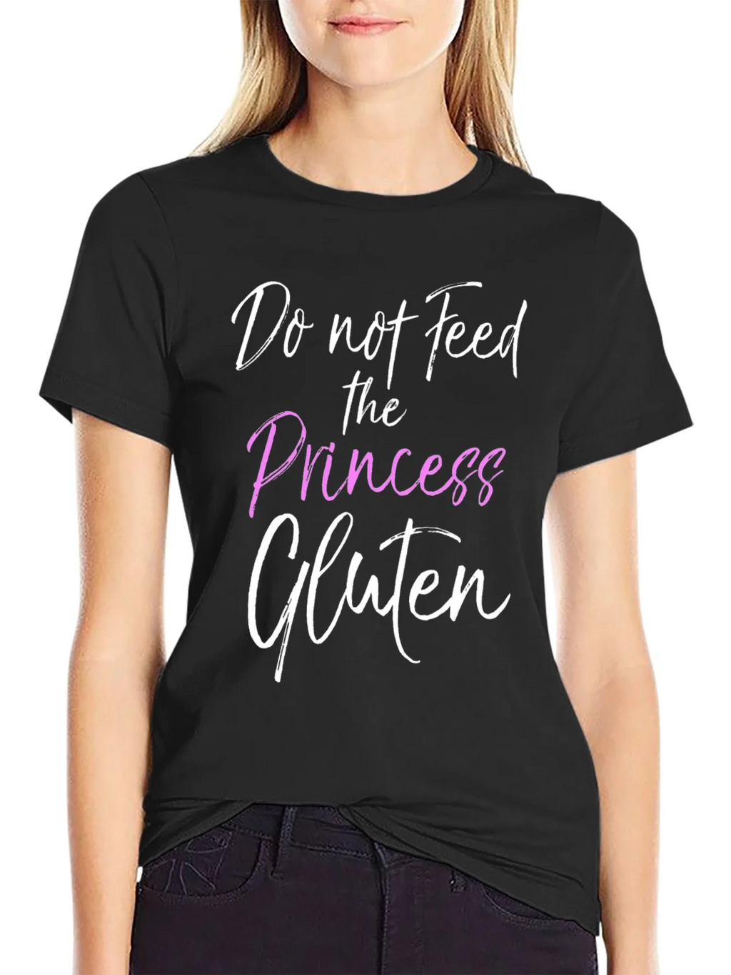 Do Not Feed the Princess Gluten T-Shirt product image 5