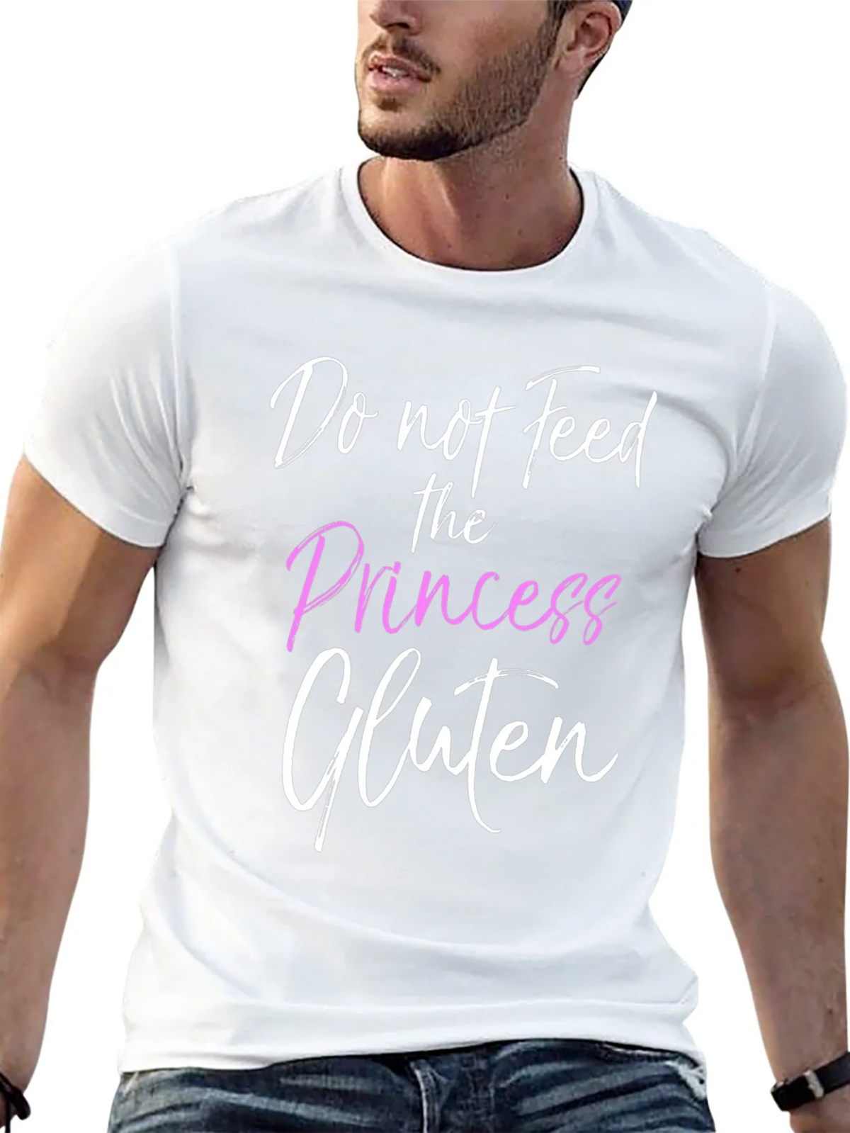 Do Not Feed the Princess Gluten T-Shirt product image 4