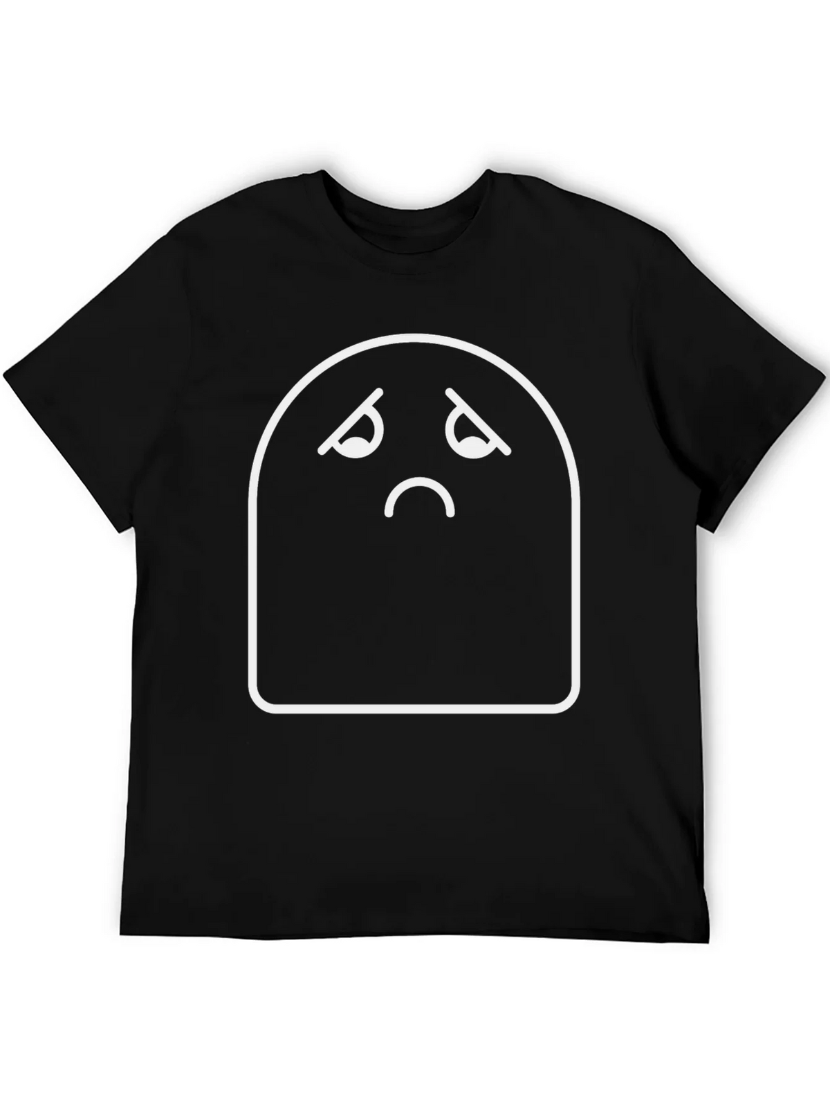 Sad Mood Graphic Tee - Comfort Black T-Shirt product image 8
