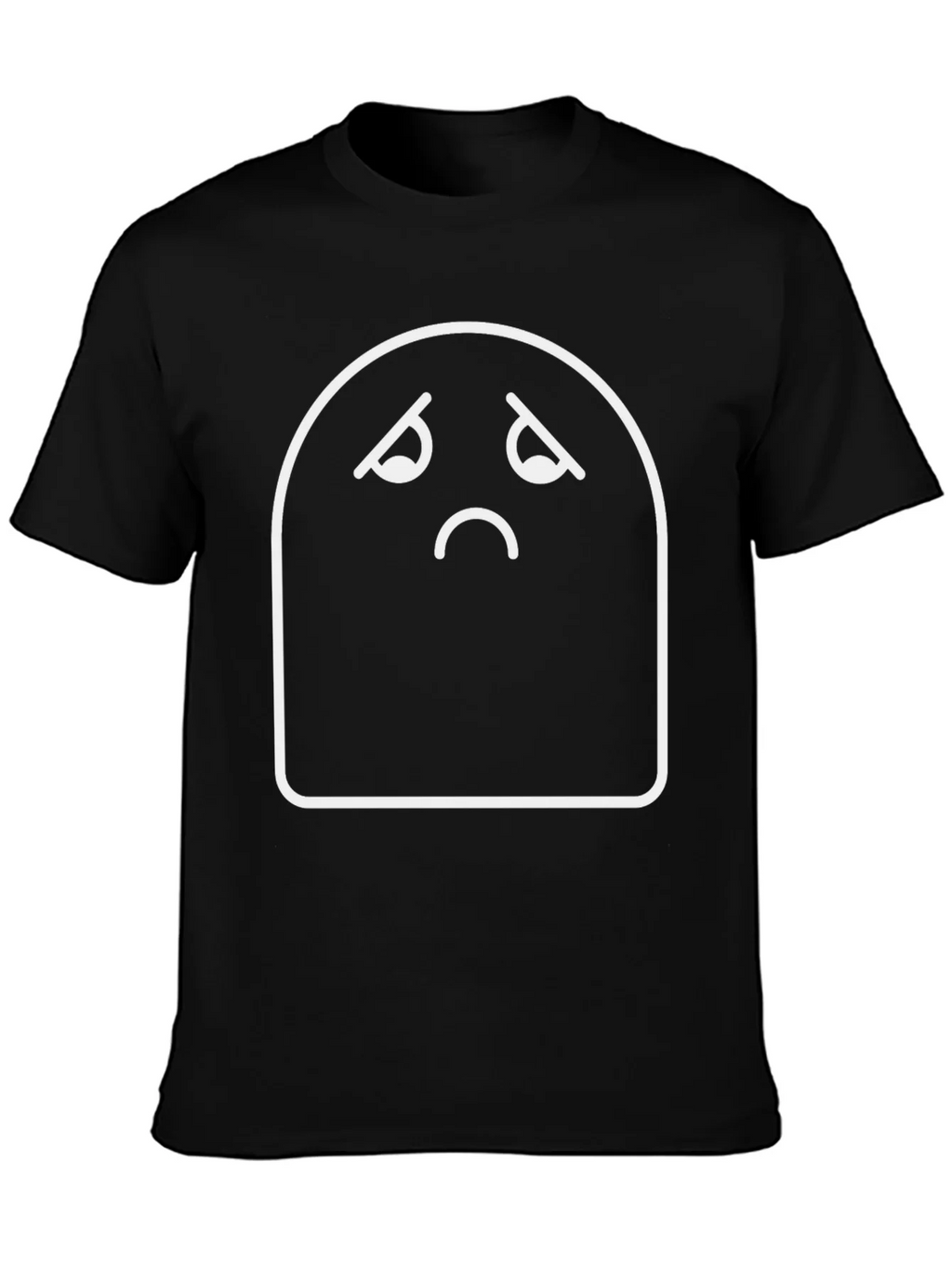 Sad Mood Graphic Tee - Comfort Black T-Shirt product image 6