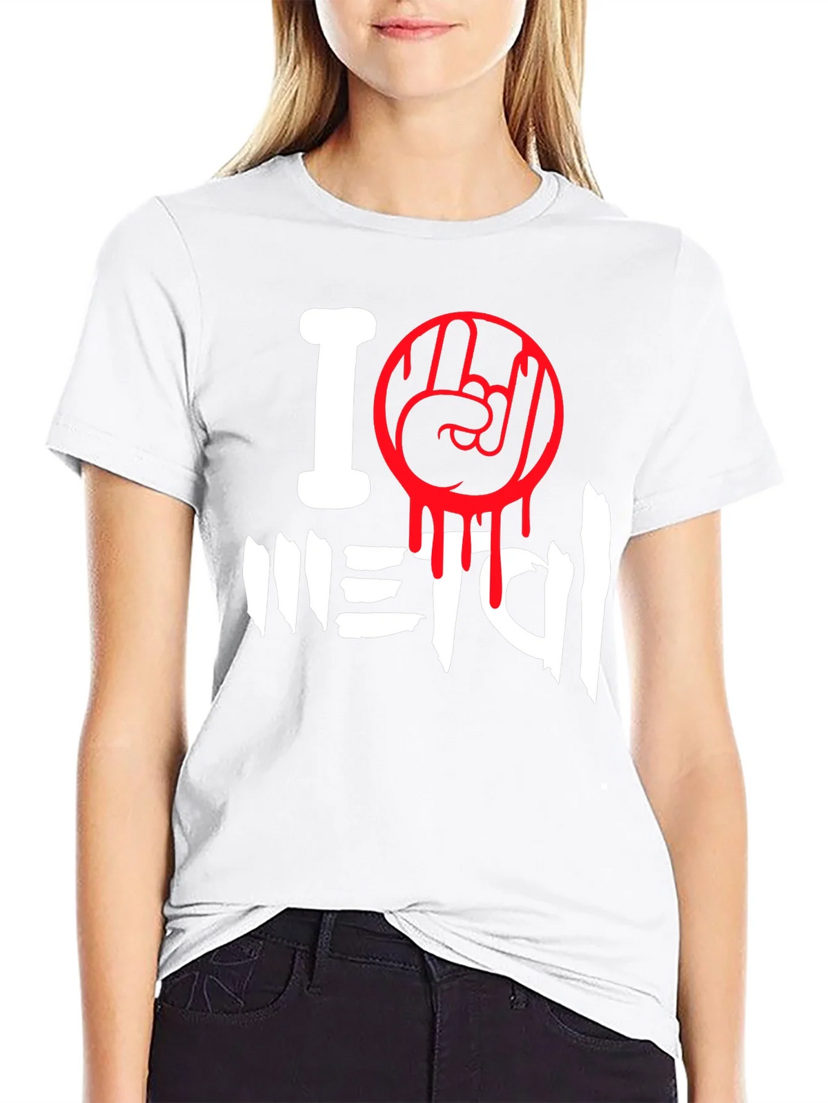 I Love Metal Graphic T-Shirt product image 11