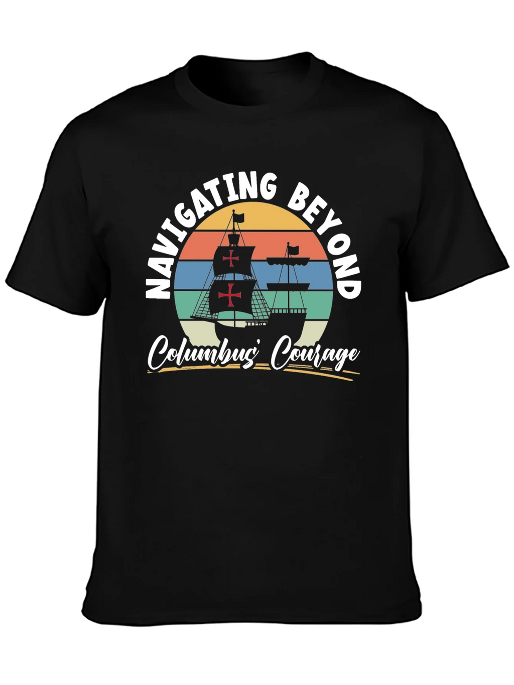 Navigating Beyond Columbus Courage Graphic Tee product image 6
