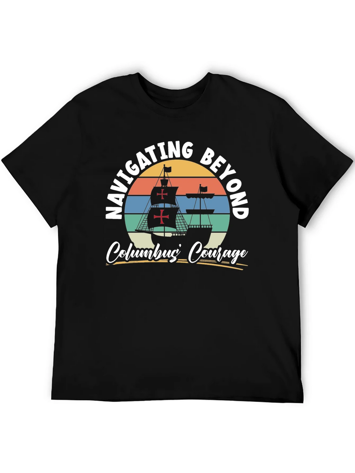 Navigating Beyond Columbus Courage Graphic Tee product image 8
