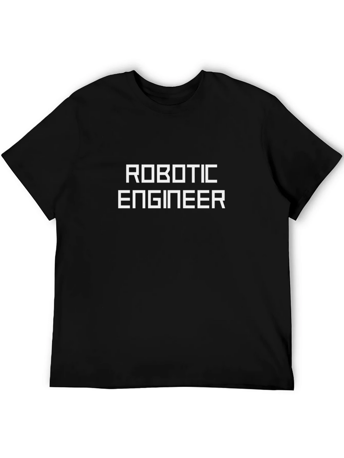 Robotic Engineer T-Shirt - Black Cotton Blend Tee product image 8