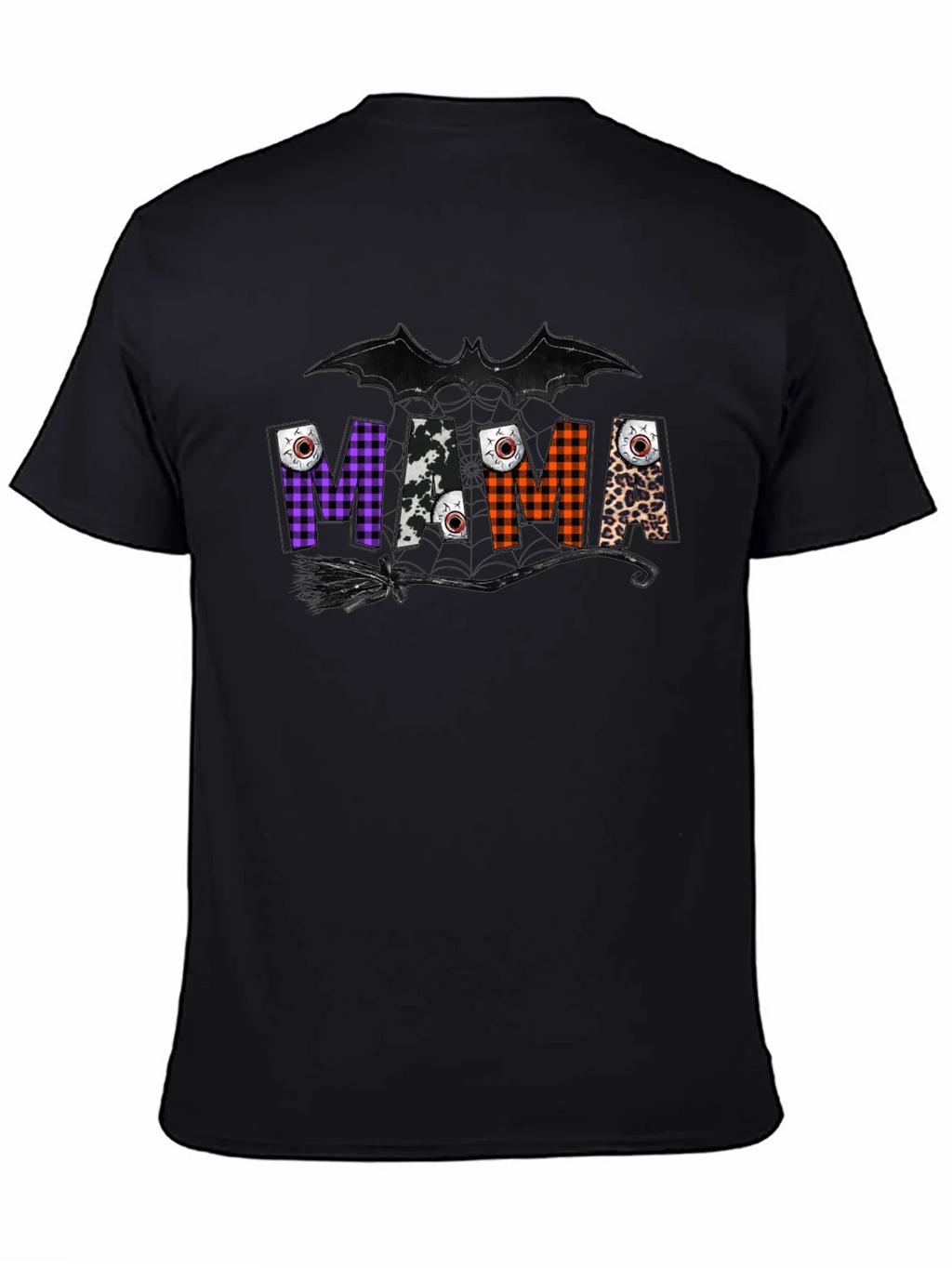 Mama Halloween T-Shirt - Bat & Broom Design product image 7
