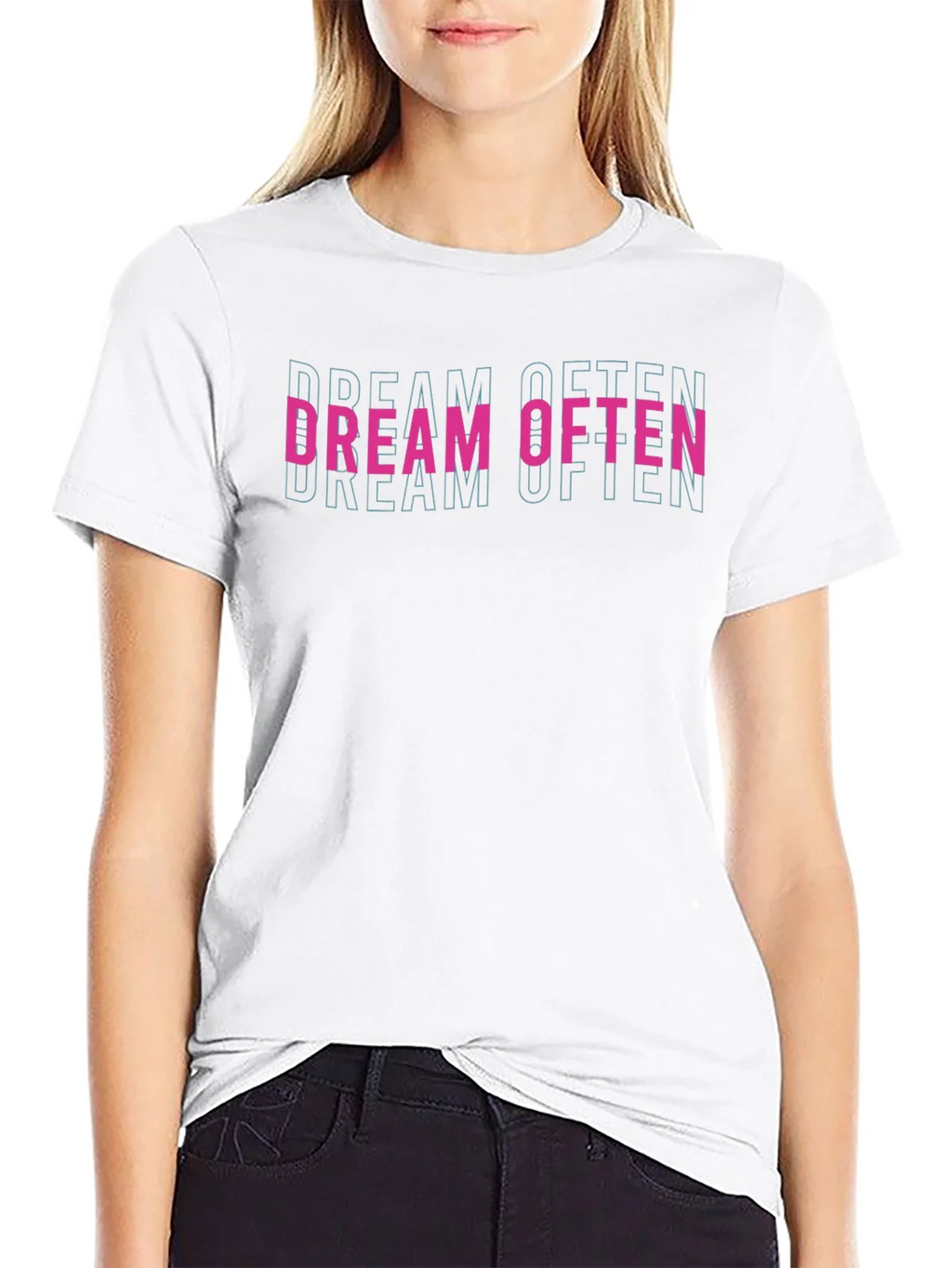 Dream Often Graphic Tee - Black product image 11