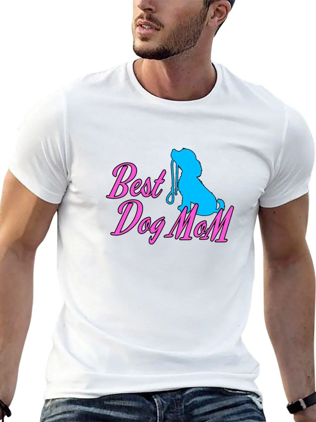 Best Dog Mom Black T-Shirt Cute Lover Tee product image 4