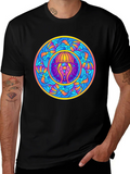Psychedelic Jellyfish Mandala T-Shirt - Vivid Graphic Tee product image 1