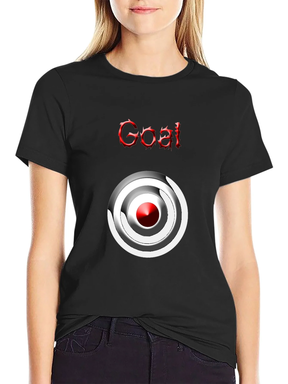 Goal T-shirt Target Graphic Tee Mens Casual product image 5