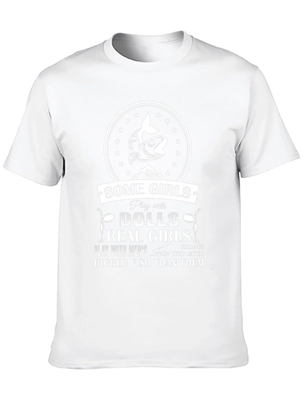Fishing Humor T-Shirt: Real Girls Catch Bigger Fish product image 12