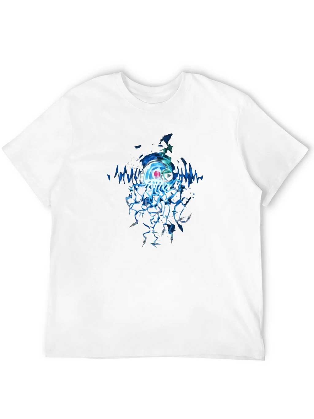 Jellyfish DJ Graphic Tee - Cool Black T-Shirt product image 3