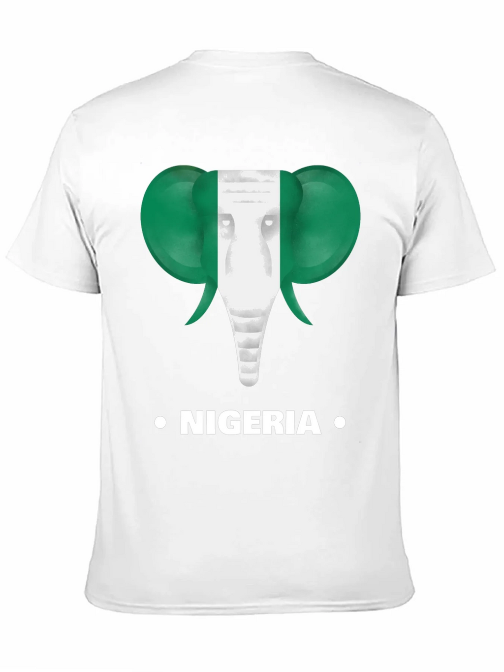Nigeria Flag Elephant T-Shirt product image 2