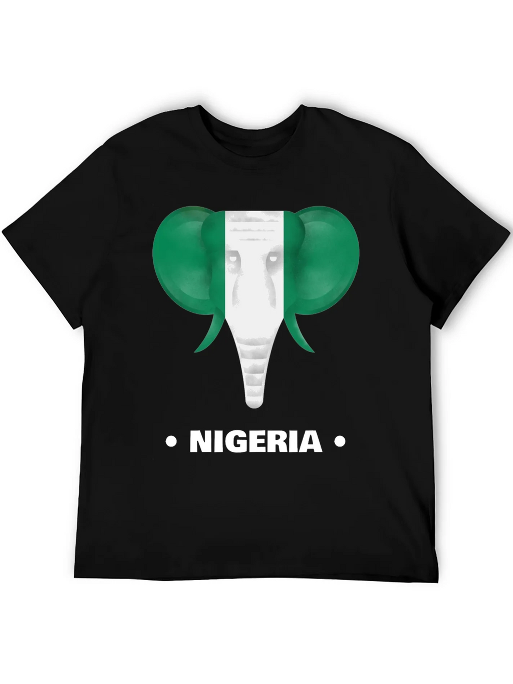 Nigeria Flag Elephant T-Shirt product image 8