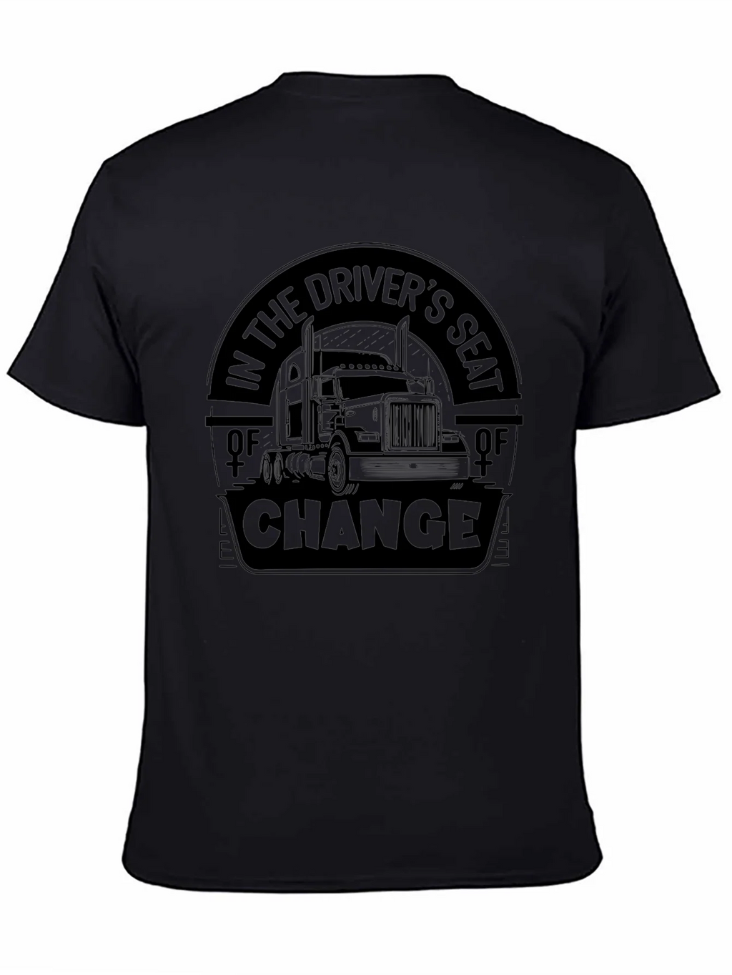 Drivers Seat of Change Black T-Shirt product image 7