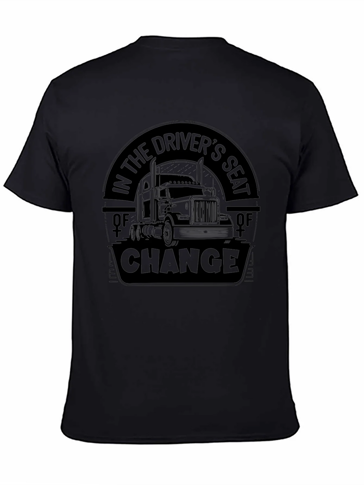 Drivers Seat of Change Black T-Shirt product image 7