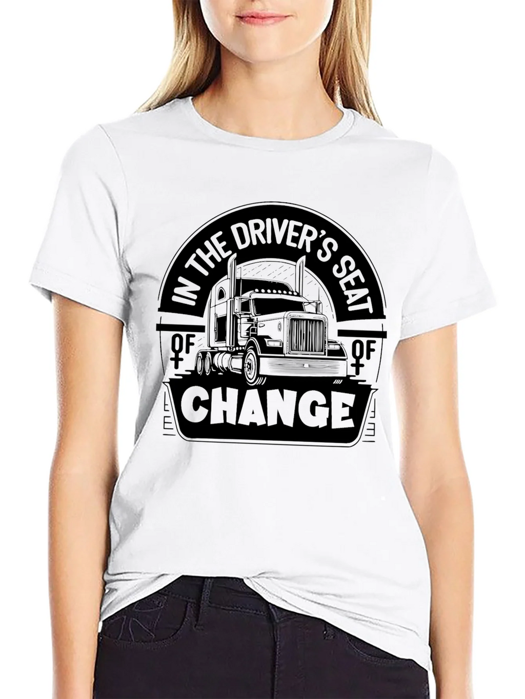 Drivers Seat of Change Black T-Shirt product image 11
