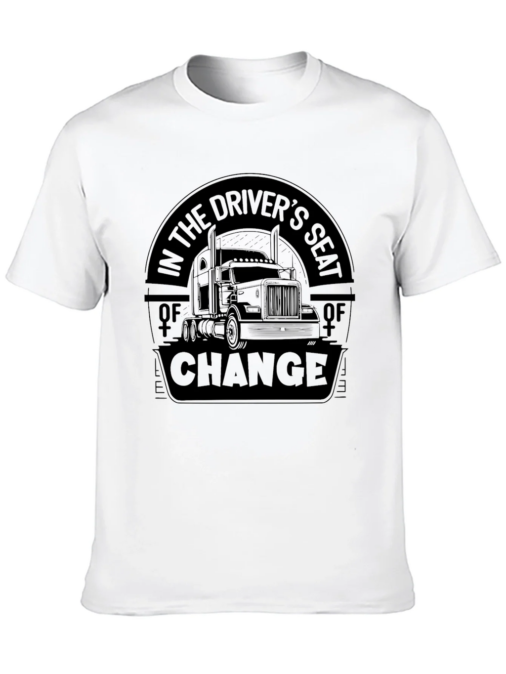 Drivers Seat of Change Black T-Shirt product image 12