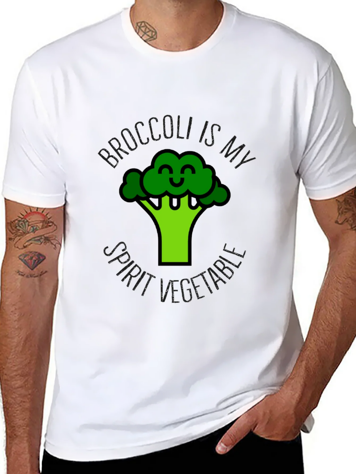 Broccoli is My Spirit Vegetable Graphic Tee product image 10