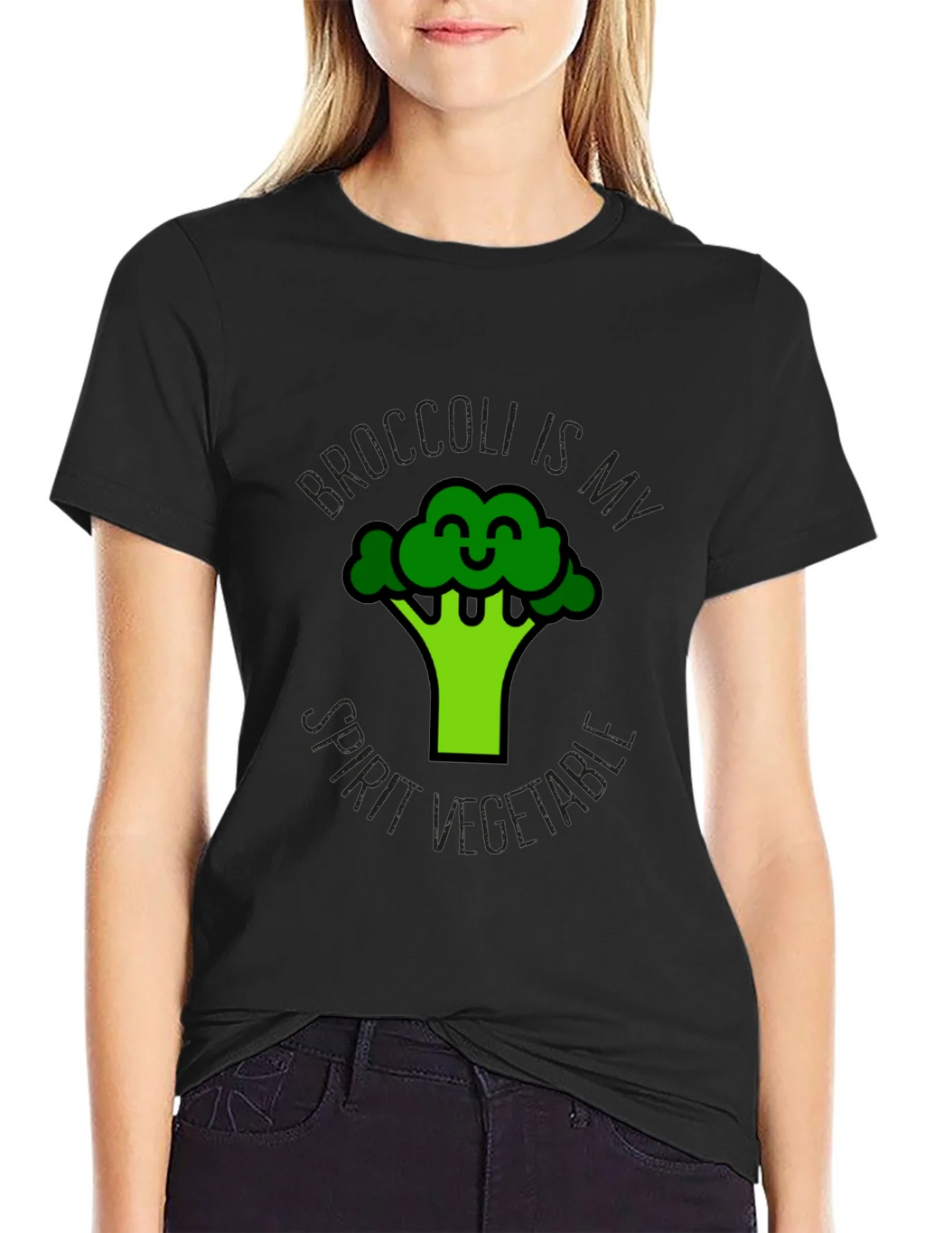 Broccoli is My Spirit Vegetable Graphic Tee product image 5