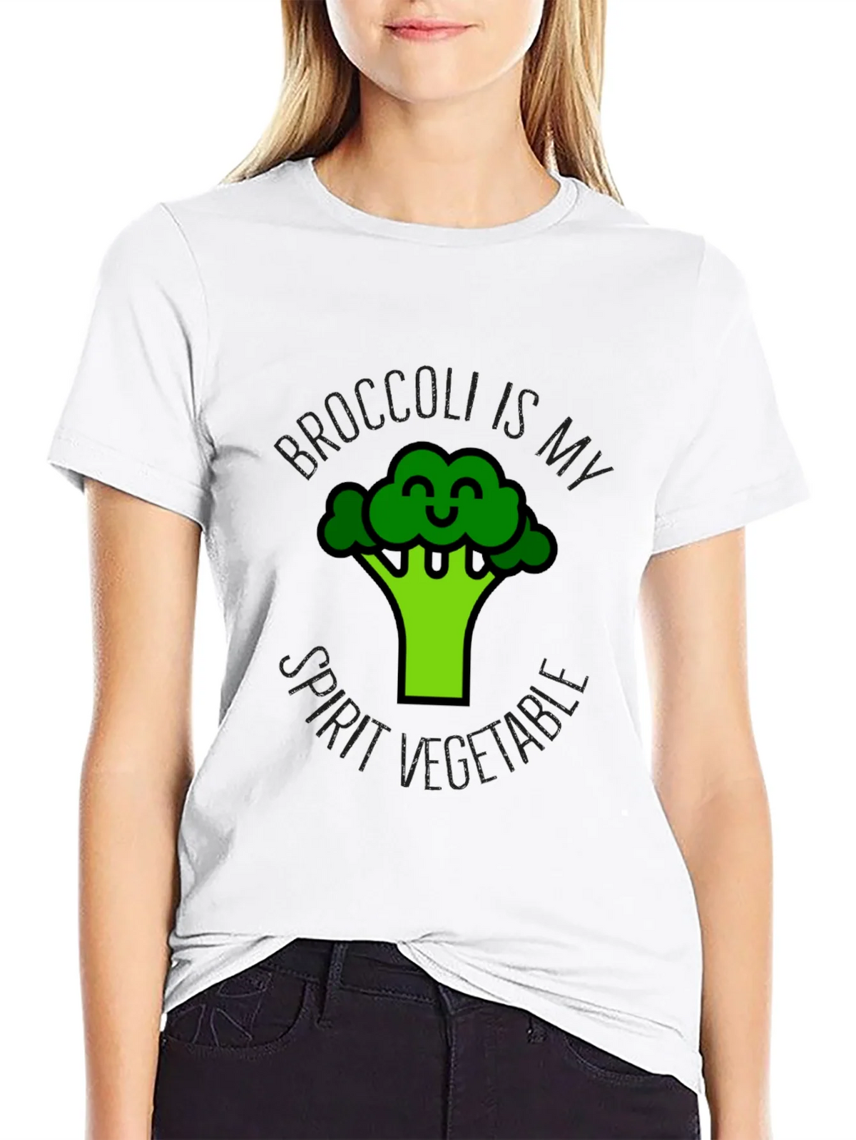 Broccoli is My Spirit Vegetable Graphic Tee product image 11