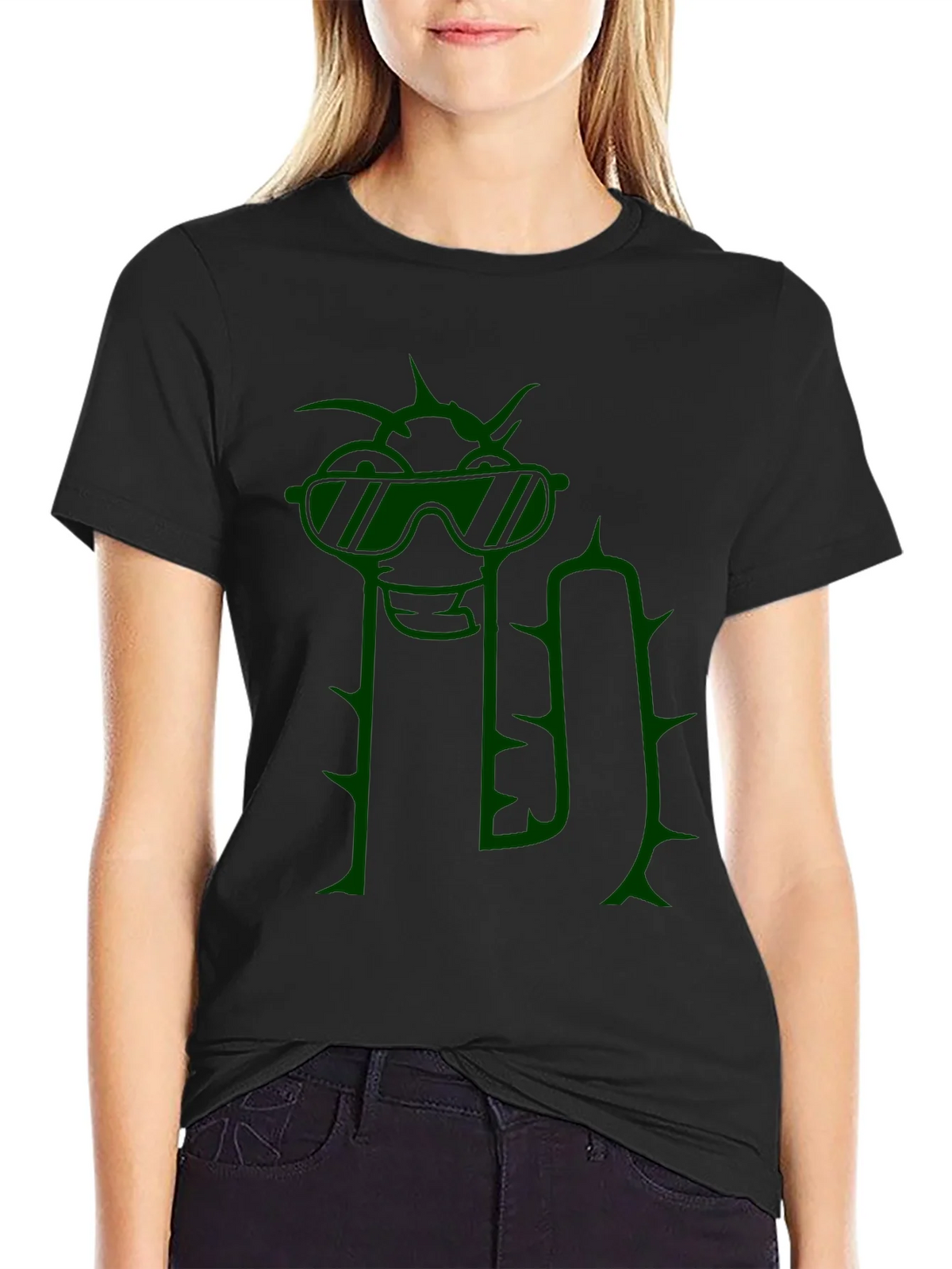 Cool Cactus Graphic Tee - Mens Black T-Shirt product image 5