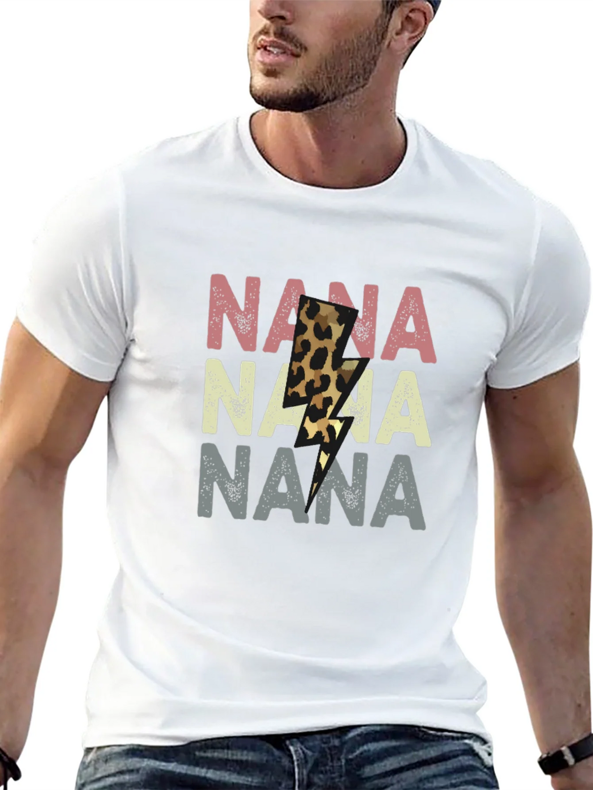 Nana Lightning Bolt T-Shirt - Graphic Tee for Grandmothers product image 4