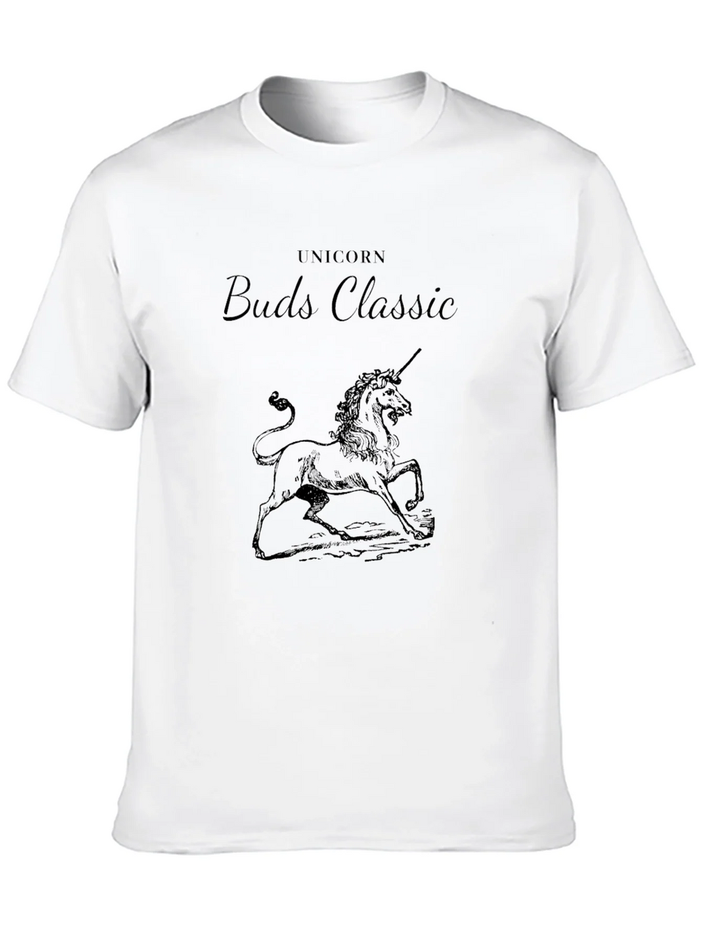 Unicorn Buds Classic Black T-Shirt product image 12