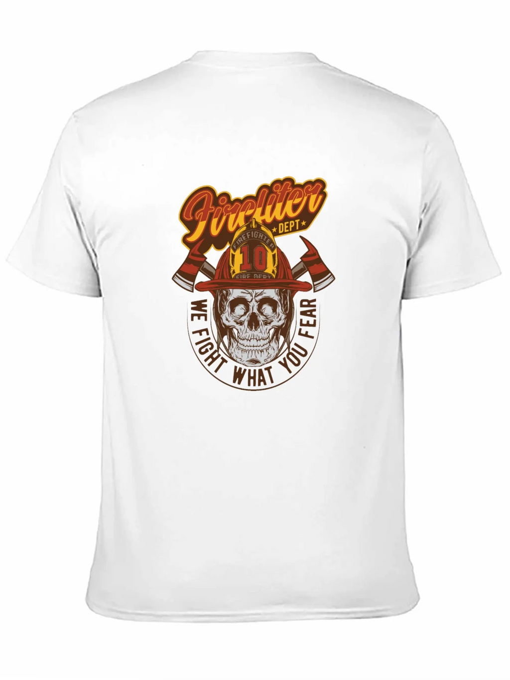 Firefighter Skull Graphic Tee - We Fight What You Fear! product image 2