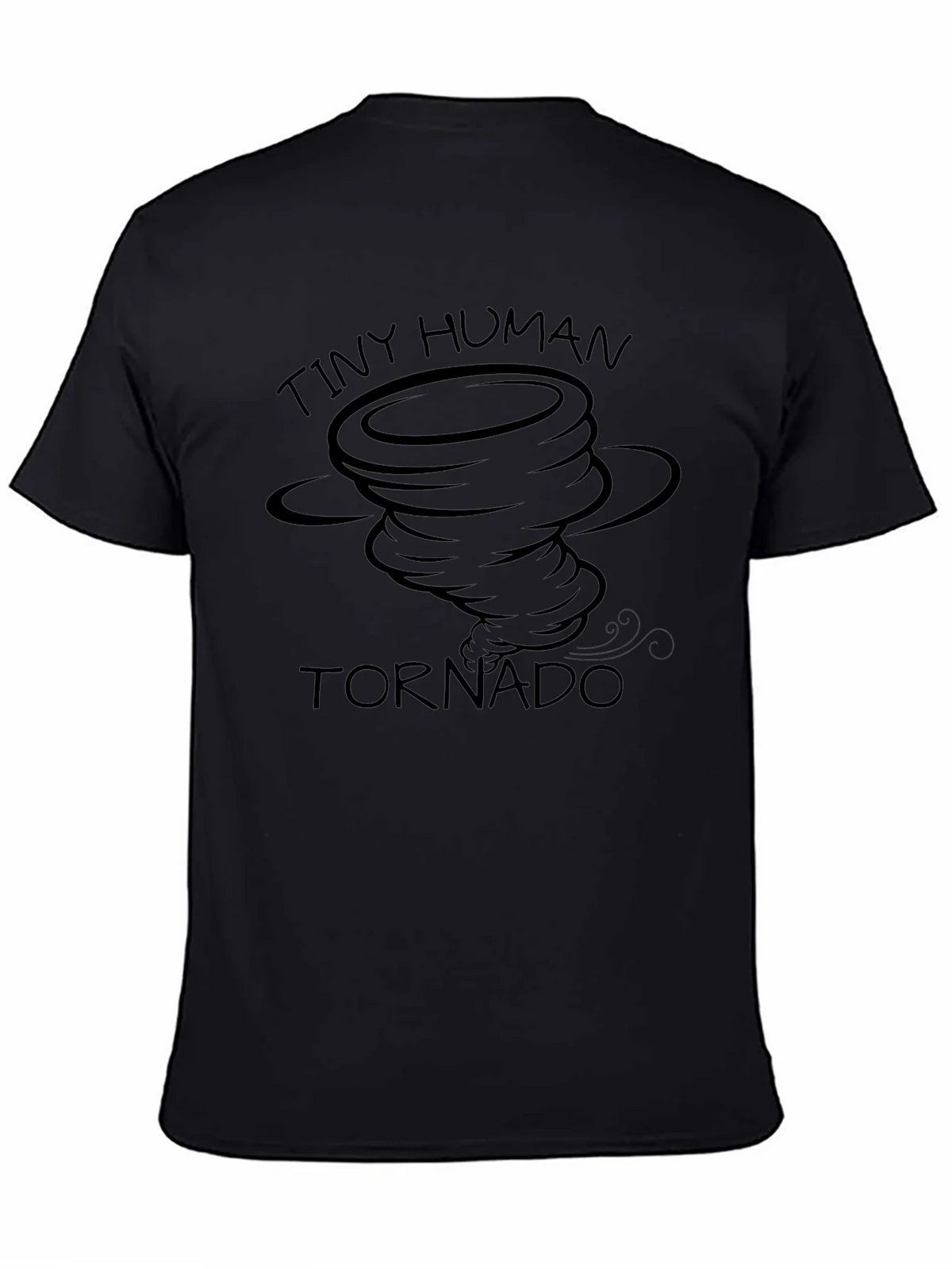 Tiny Human Tornado Black Graphic Tee product image 7