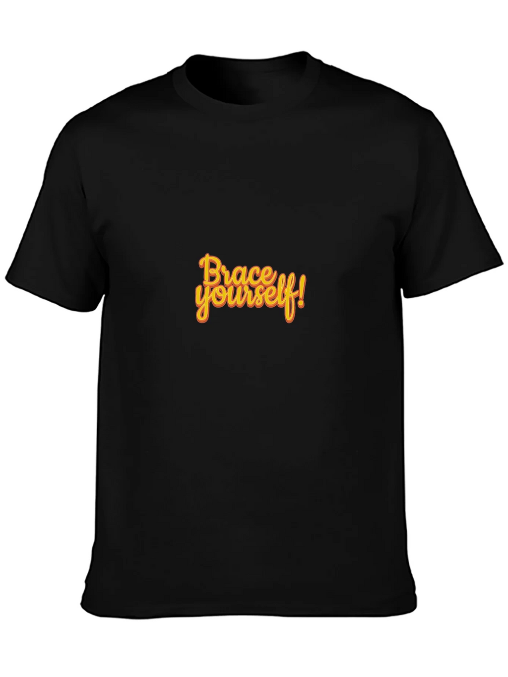 Brace Yourself Black Graphic Tee product image 6