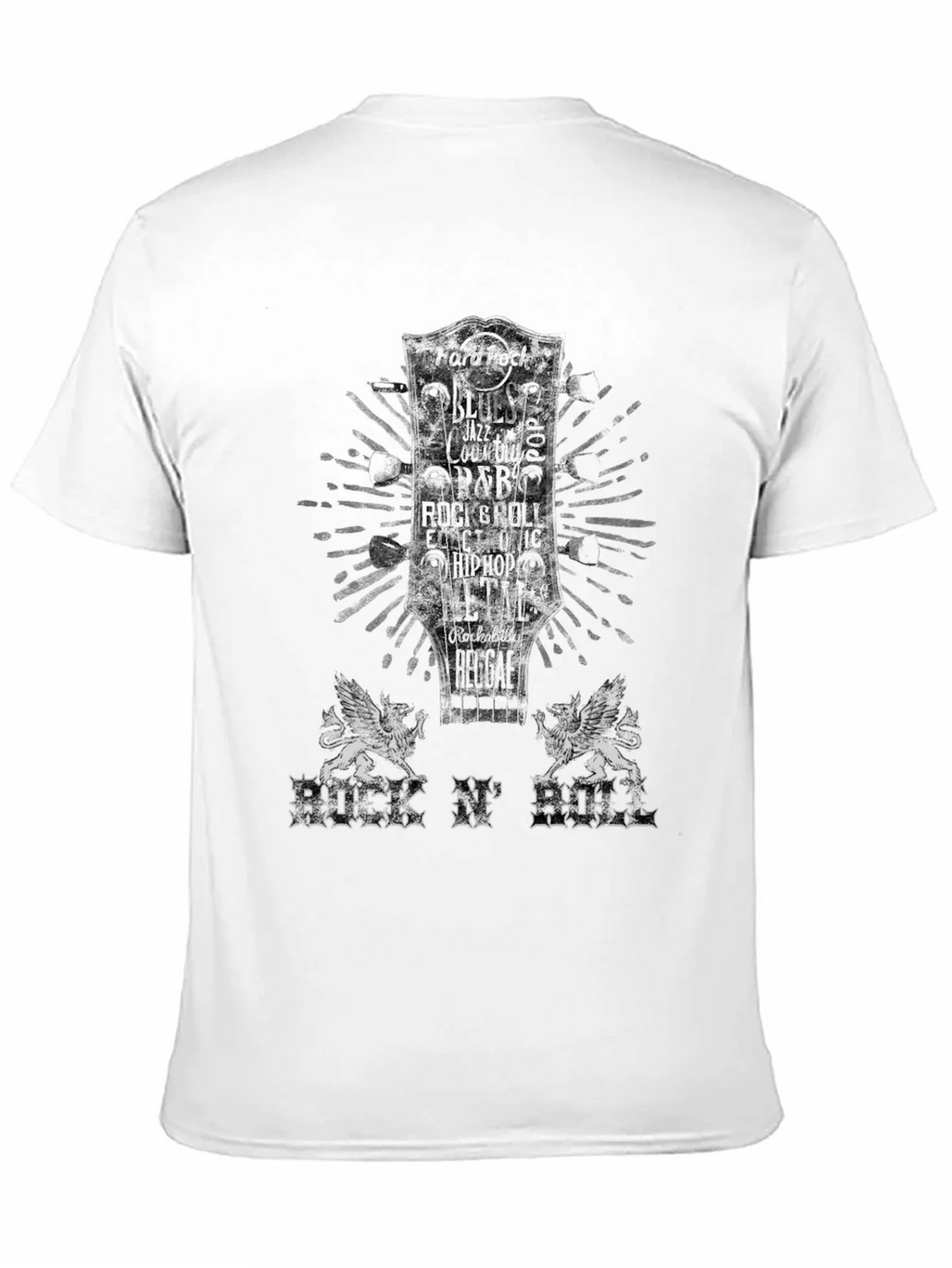 Rock n Roll Graphic Tee - Black product image 2