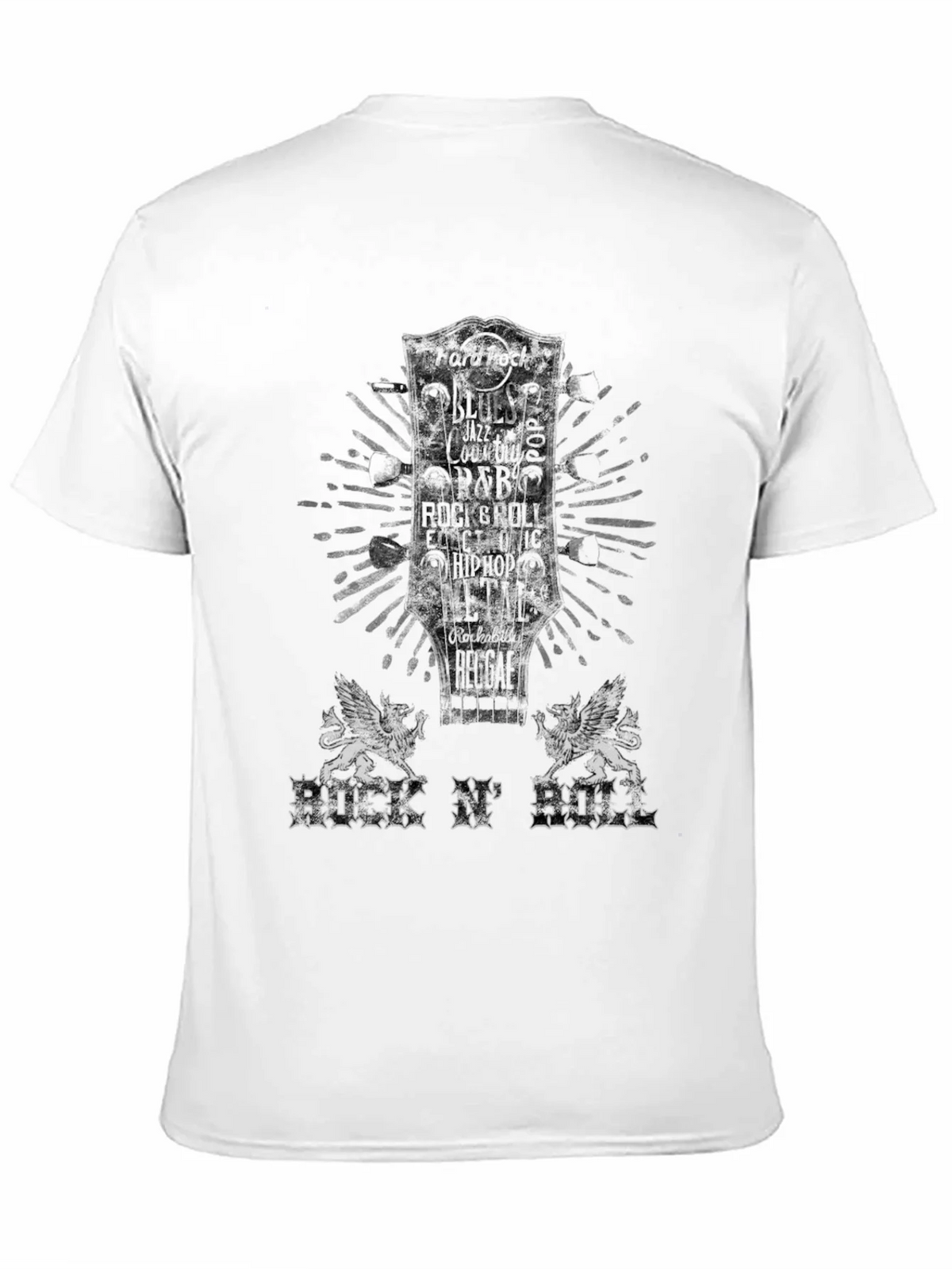 Rock n Roll Graphic Tee - Black product image 2