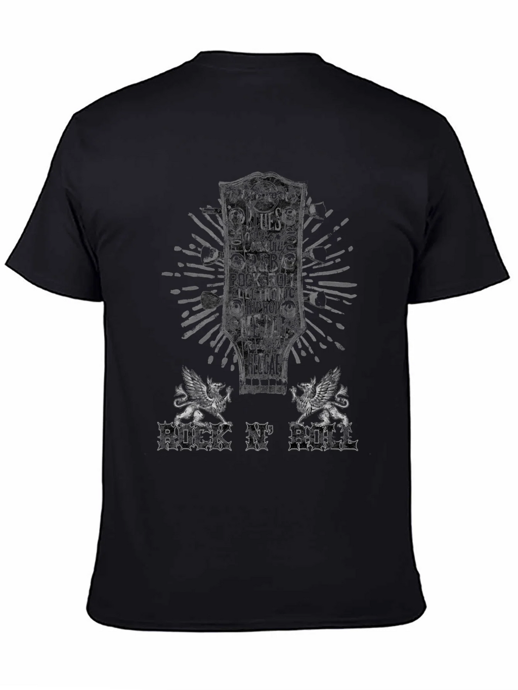 Rock n Roll Graphic Tee - Black product image 7