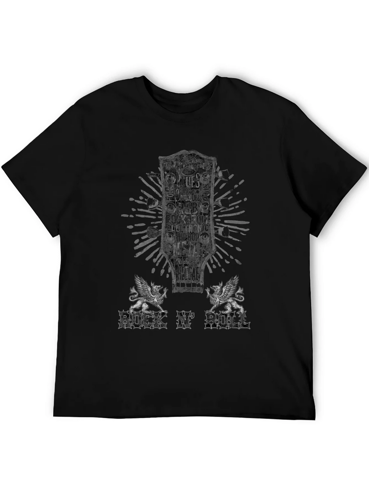 Rock n Roll Graphic Tee - Black product image 8