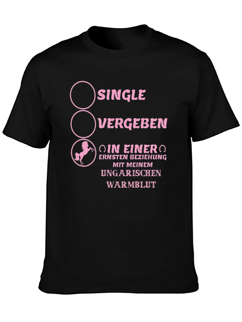 Single Vergeben Warmblut Horse T-Shirt product image 6