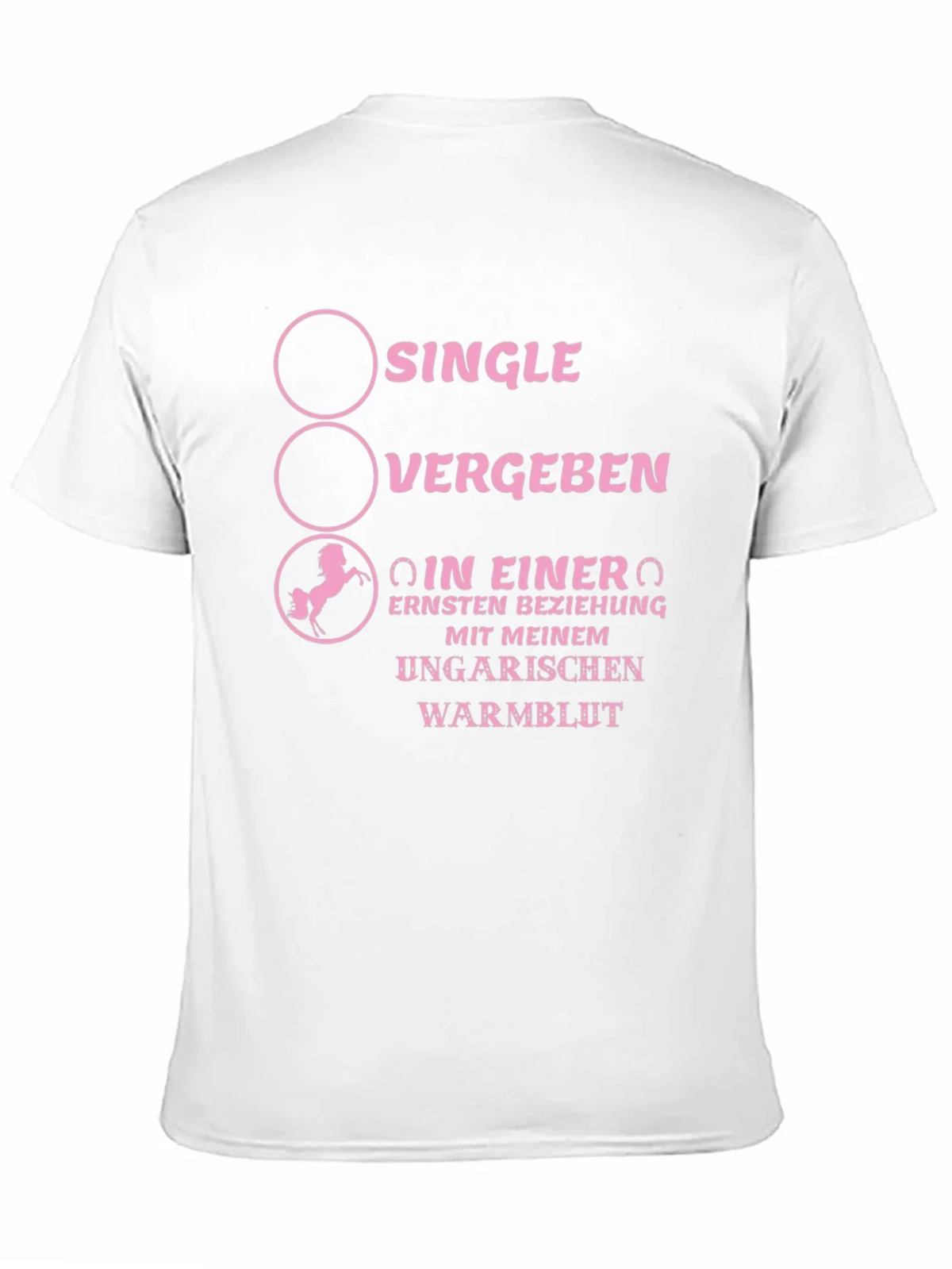 Single Vergeben Warmblut Horse T-Shirt product image 2