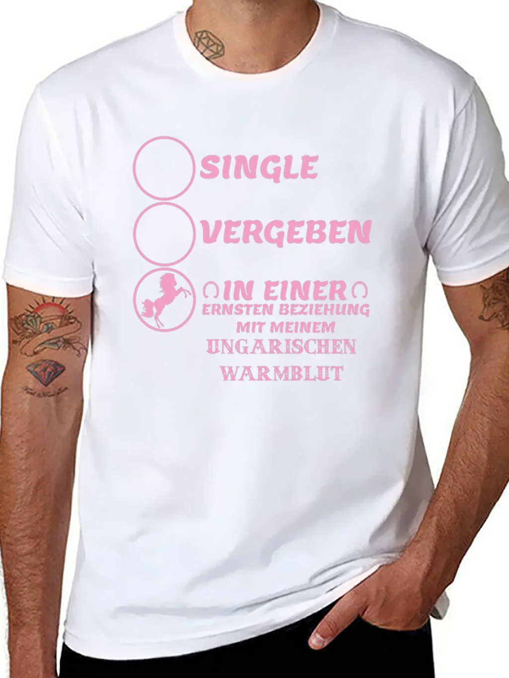 Single Vergeben Warmblut Horse T-Shirt product image 10