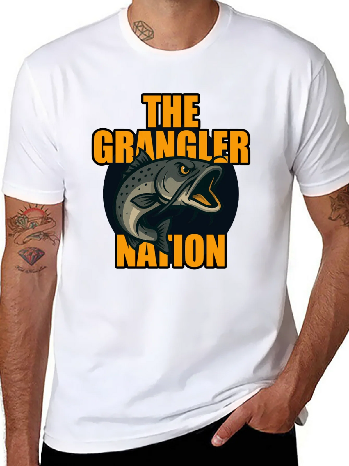 The Grangler Nation Fishing T-Shirt product image 10
