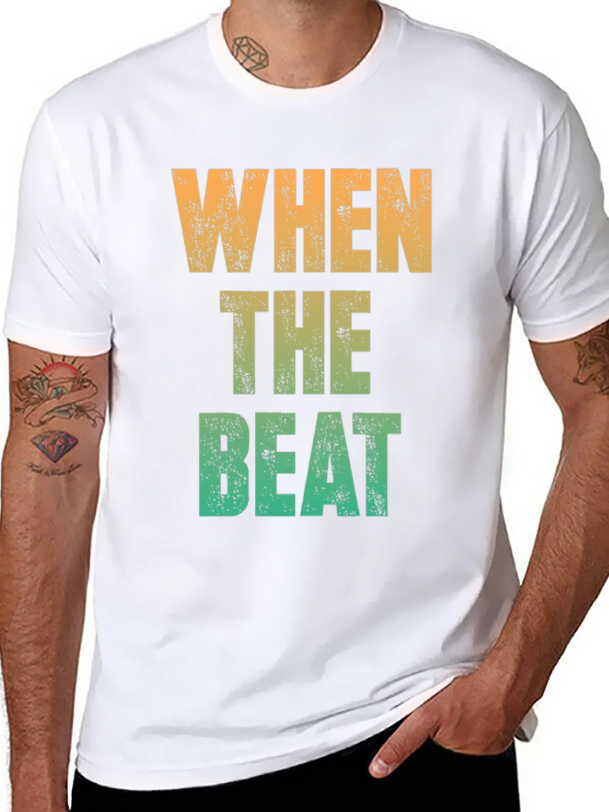 When The Beat Drops Graphic Tee - Cotton Blend product image 10