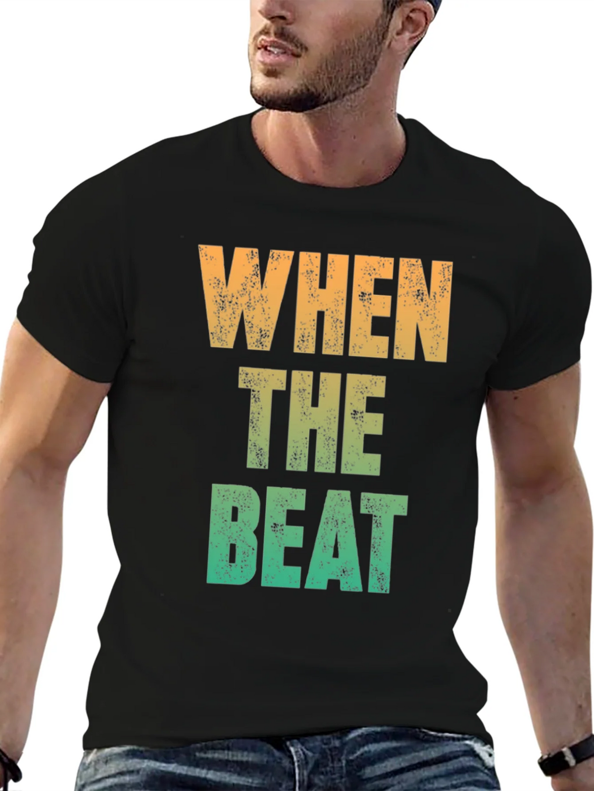When The Beat Drops Graphic Tee - Cotton Blend product image 9