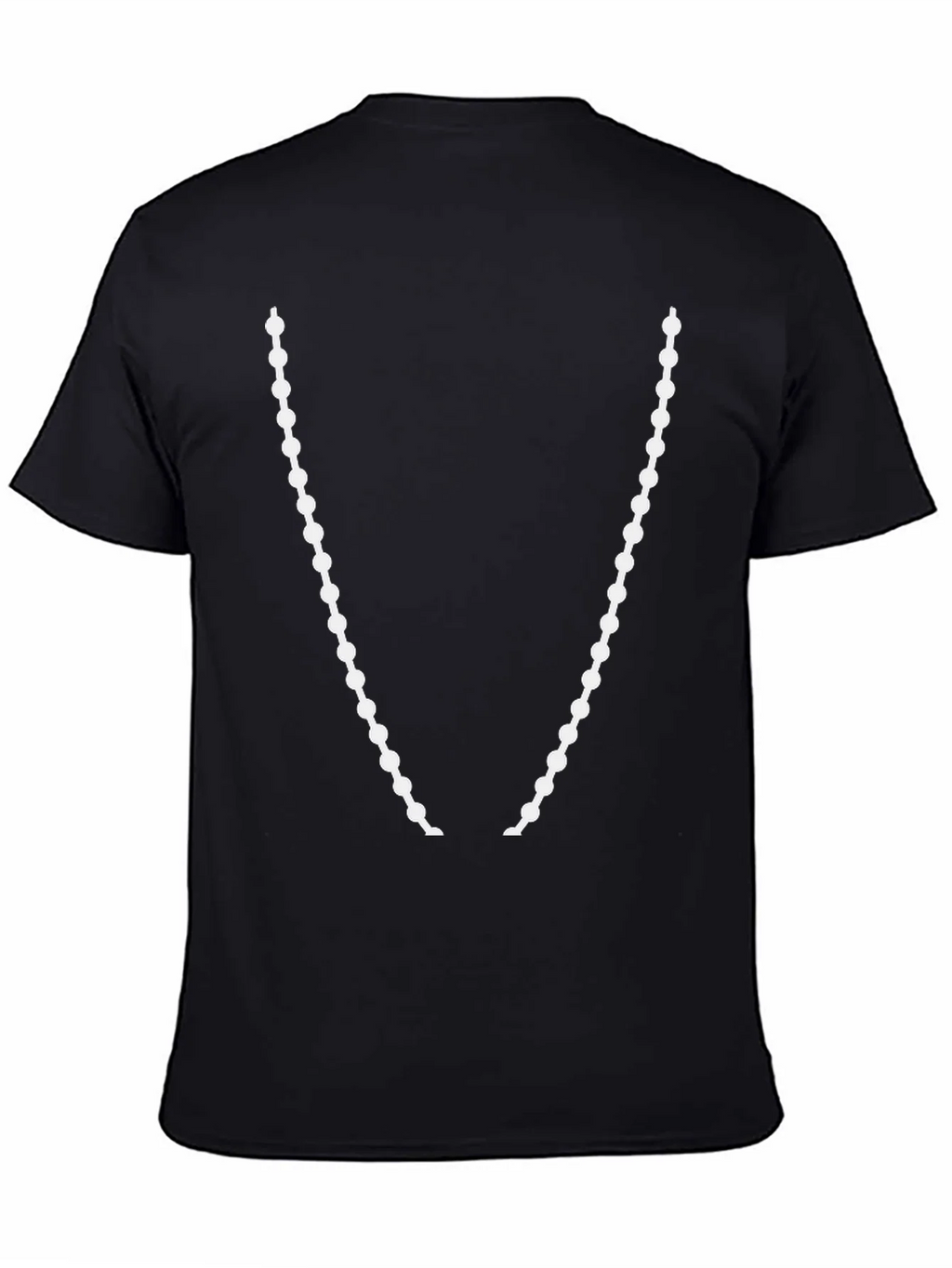 Beaded Necklace Graphic T-Shirt - Stylish Casual Wear