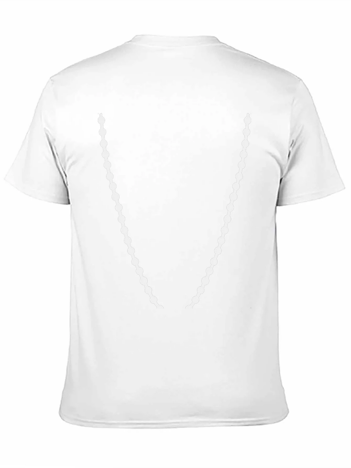 Beaded Necklace Graphic T-Shirt - Stylish Casual Wear