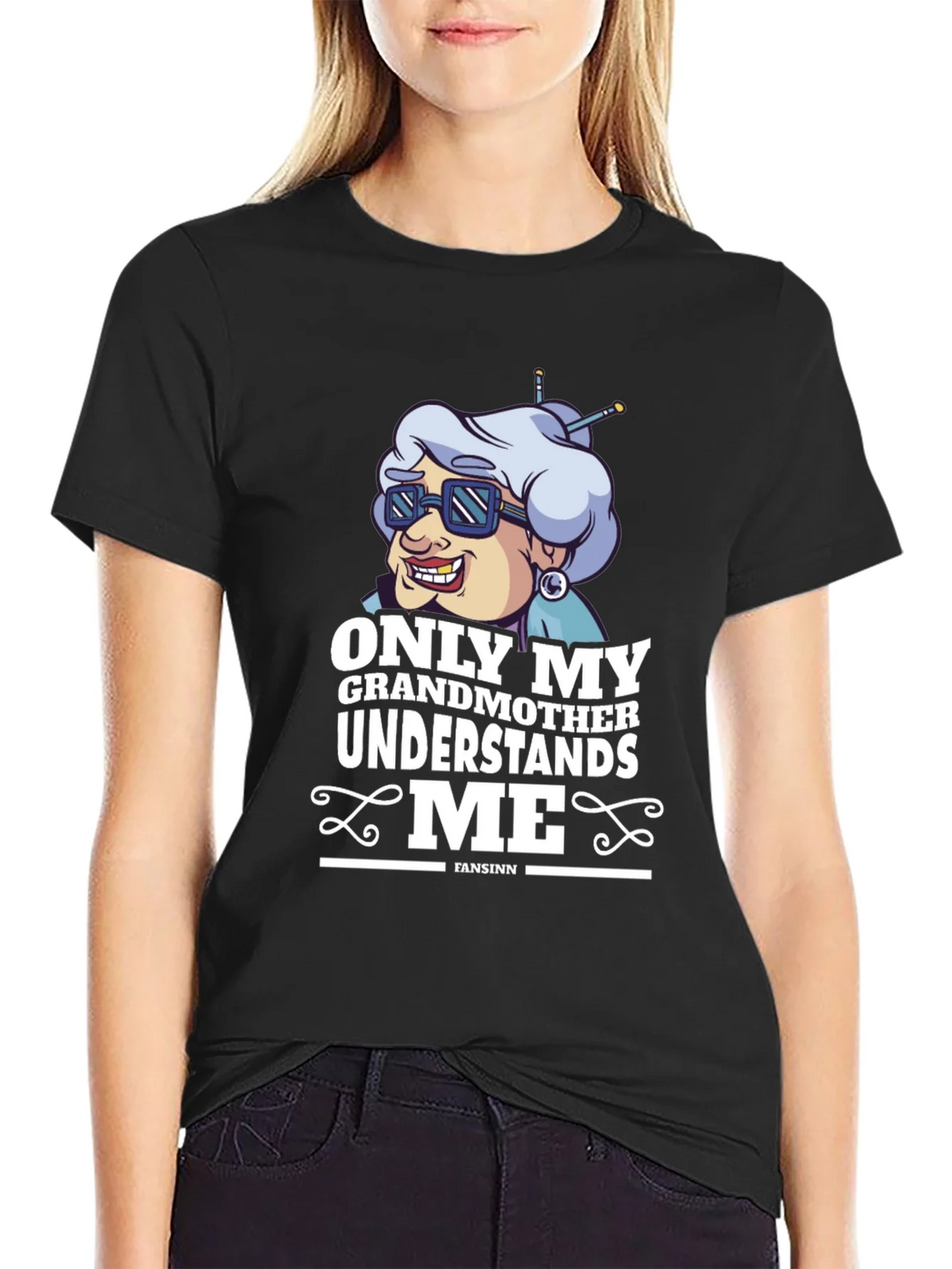 Funny Grandmother T-Shirt - Only My Understands Me product image 5