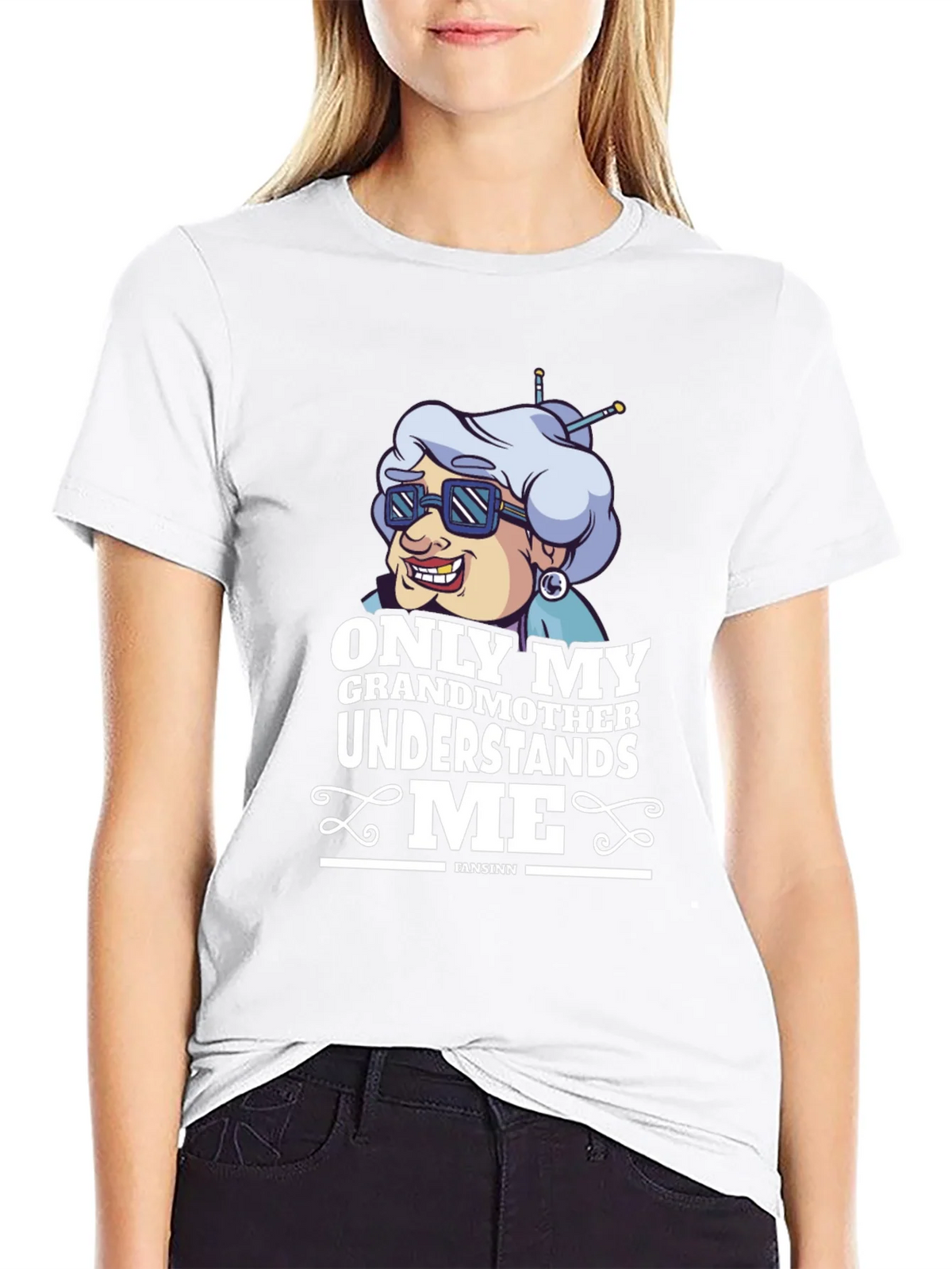 Funny Grandmother T-Shirt - Only My Understands Me product image 11